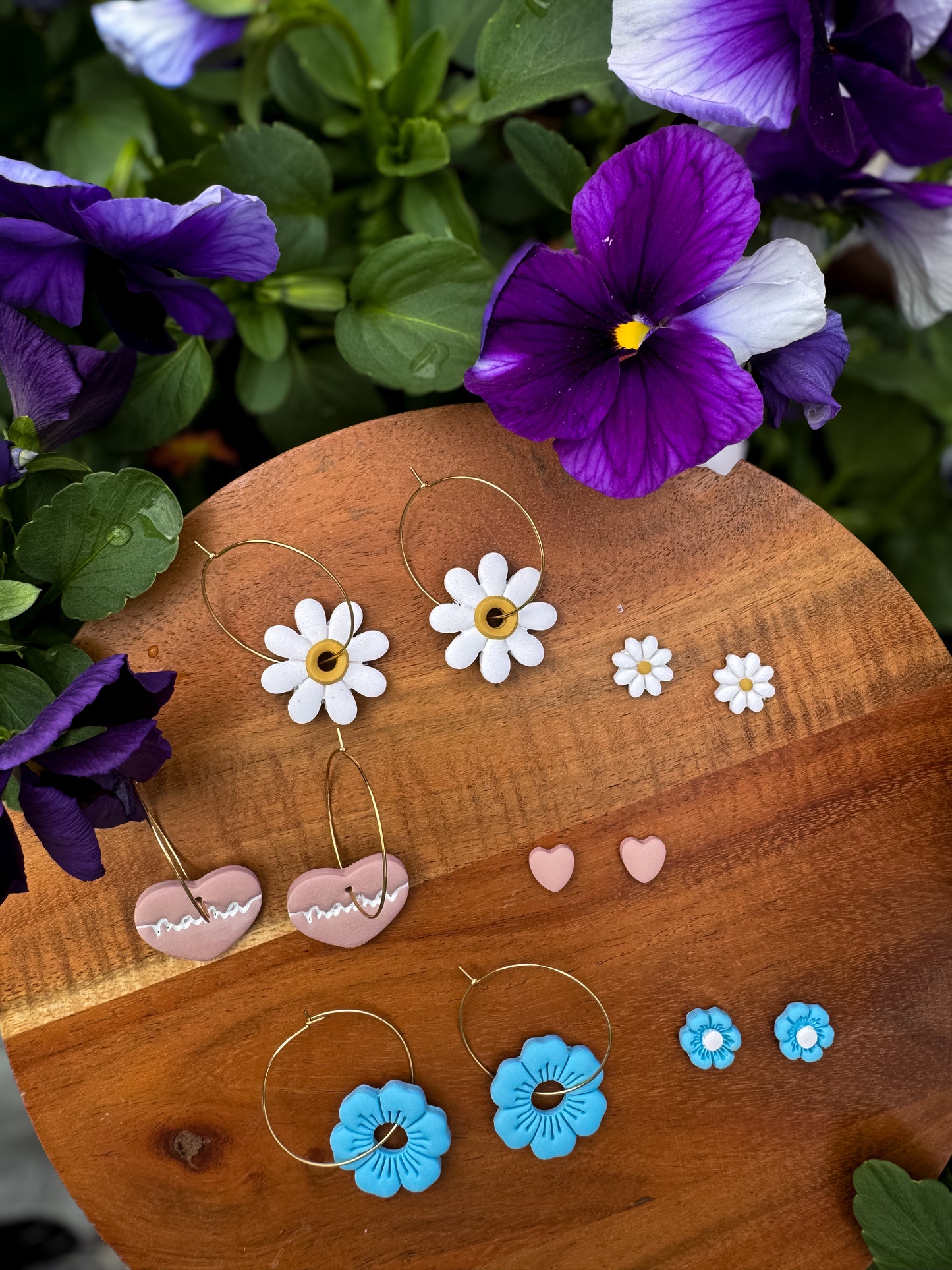 Daisy Dears | Silver & Gold | Dangle & Stud
