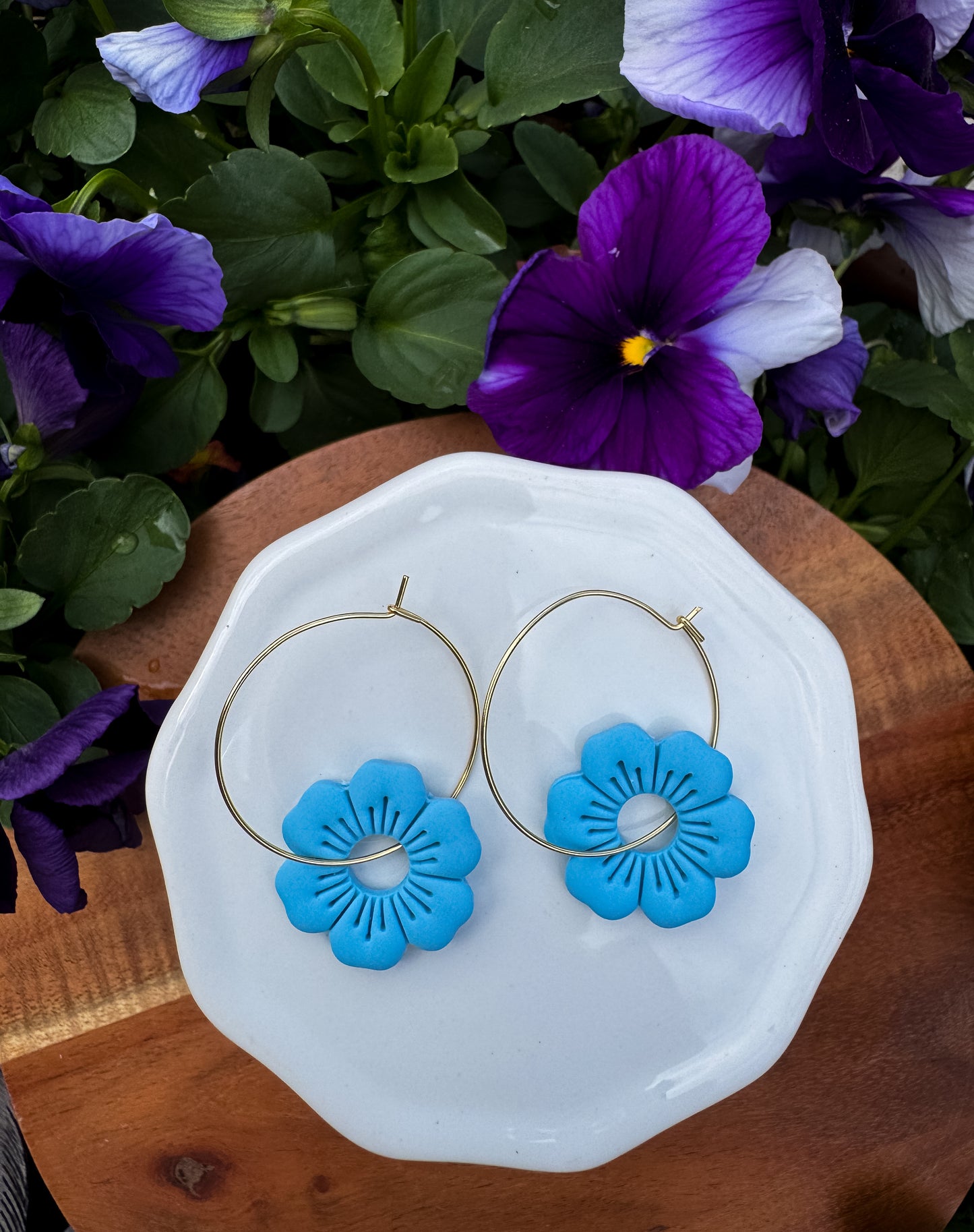Flower Friends | Silver & Gold | Dangle & Stud