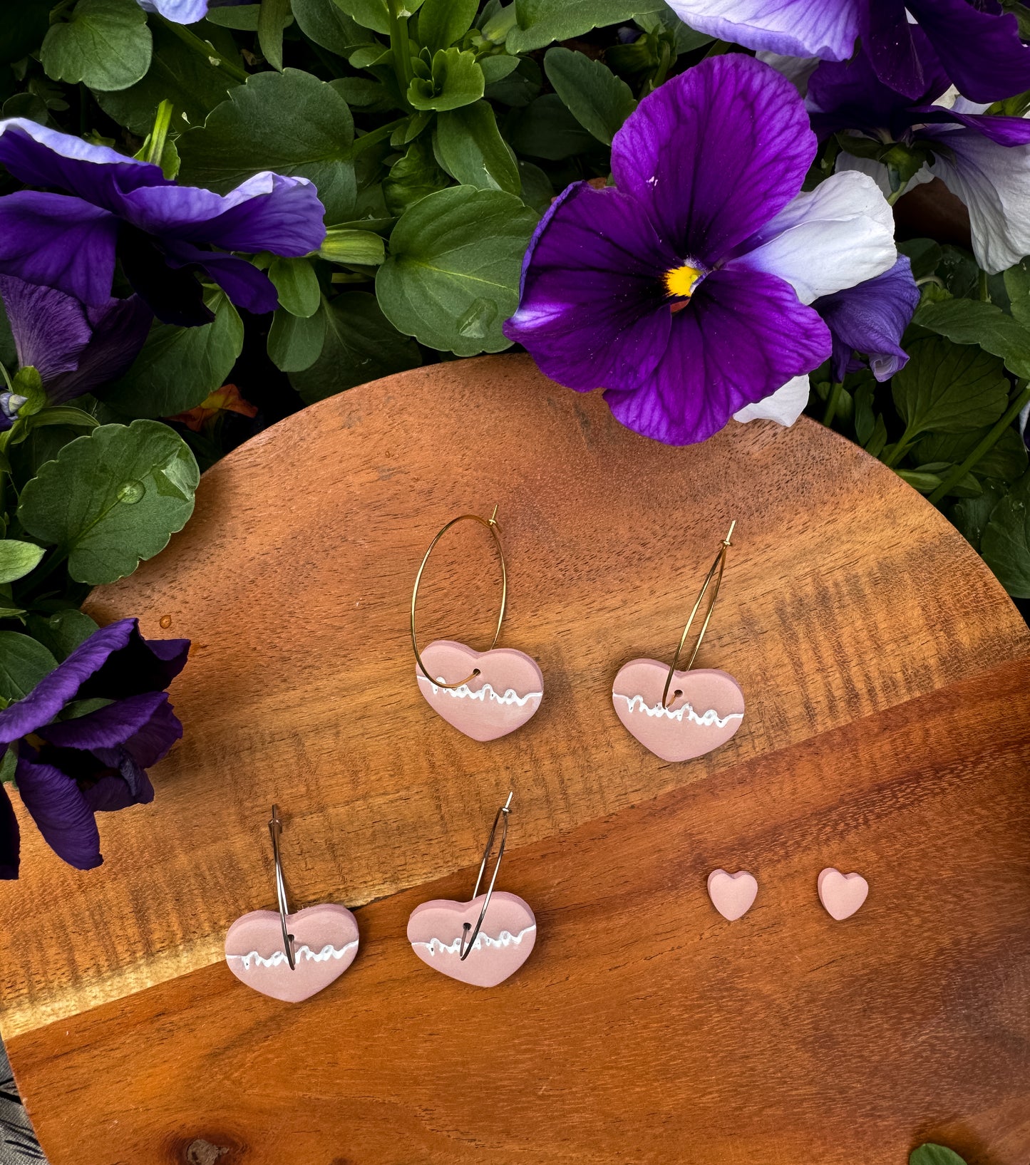 Heart to Heart | Silver & Gold | Dangle & Stud
