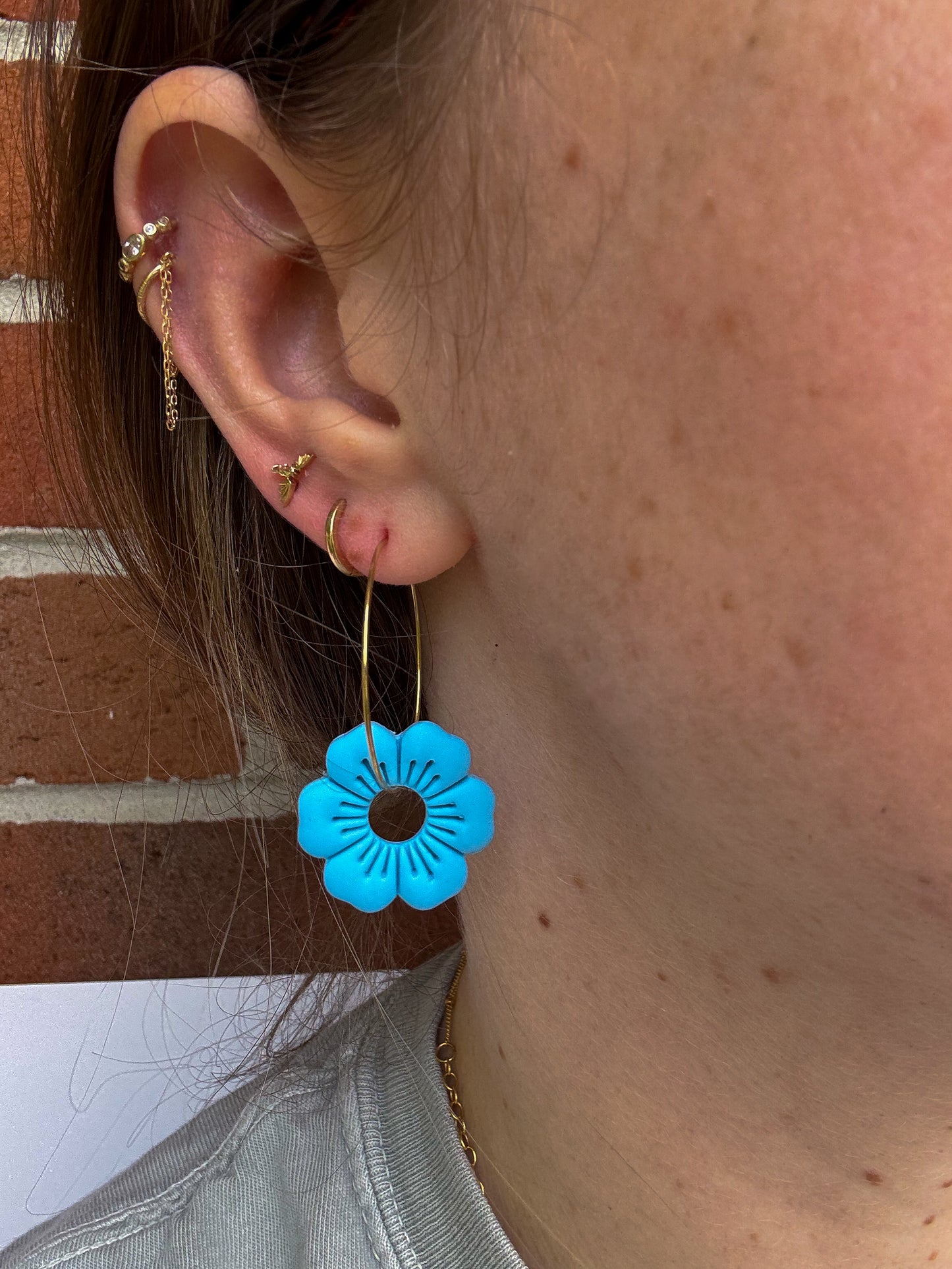 Flower Friends | Silver & Gold | Dangle & Stud