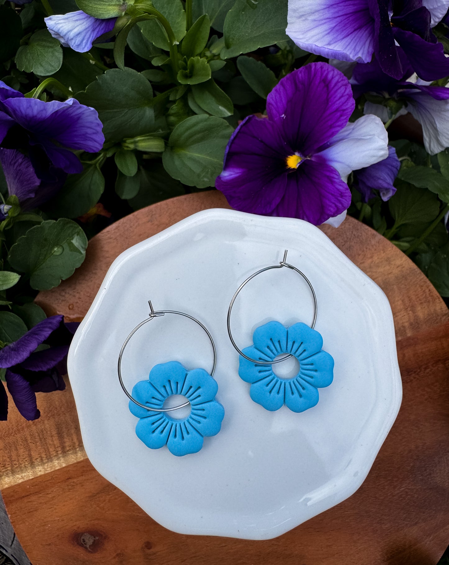 Flower Friends | Silver & Gold | Dangle & Stud