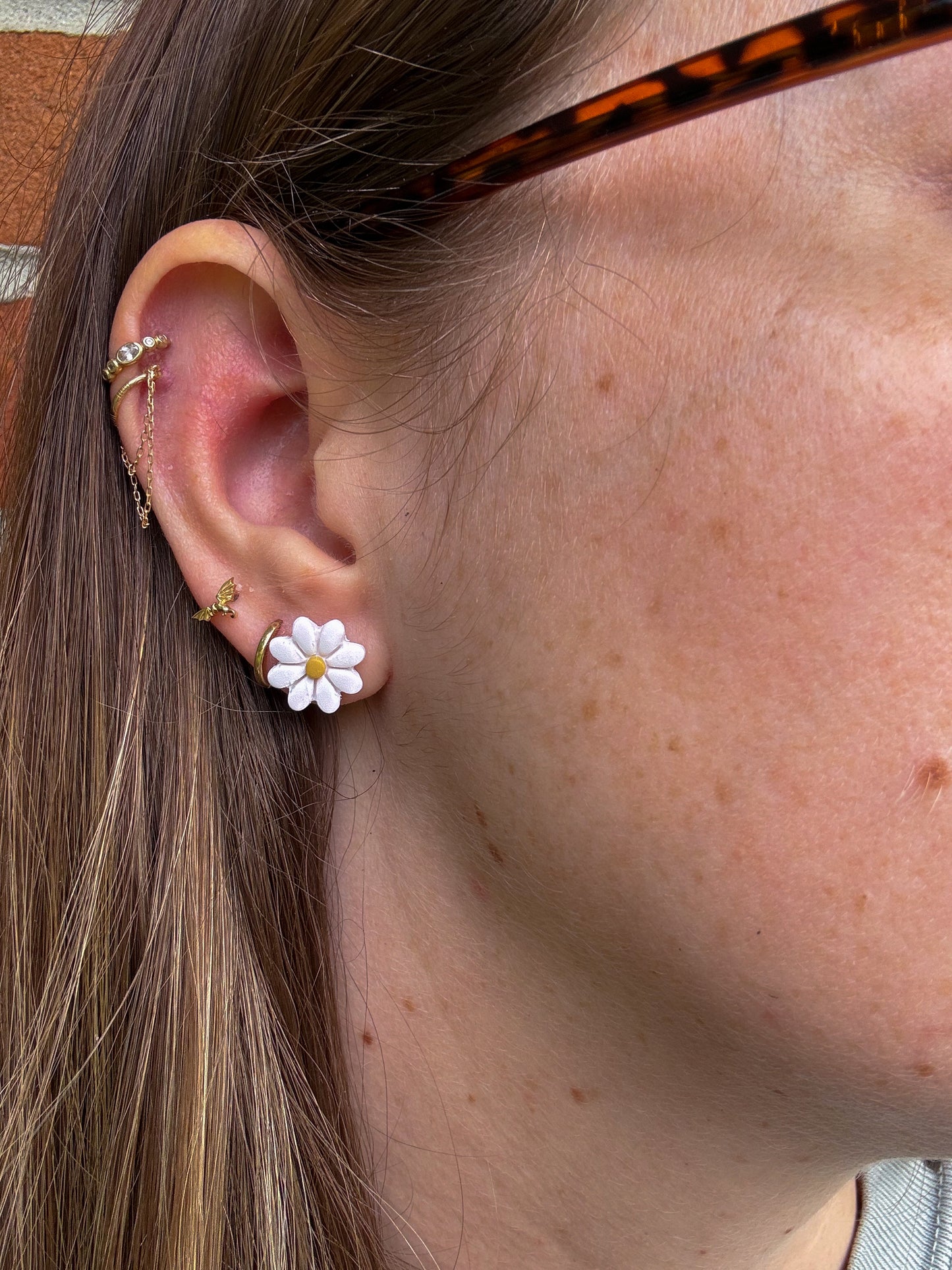 Daisy Dears | Silver & Gold | Dangle & Stud